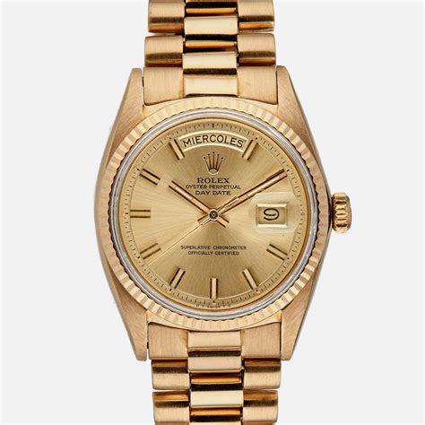 1970's rolex day date presidential gold|rolex day date 1960.